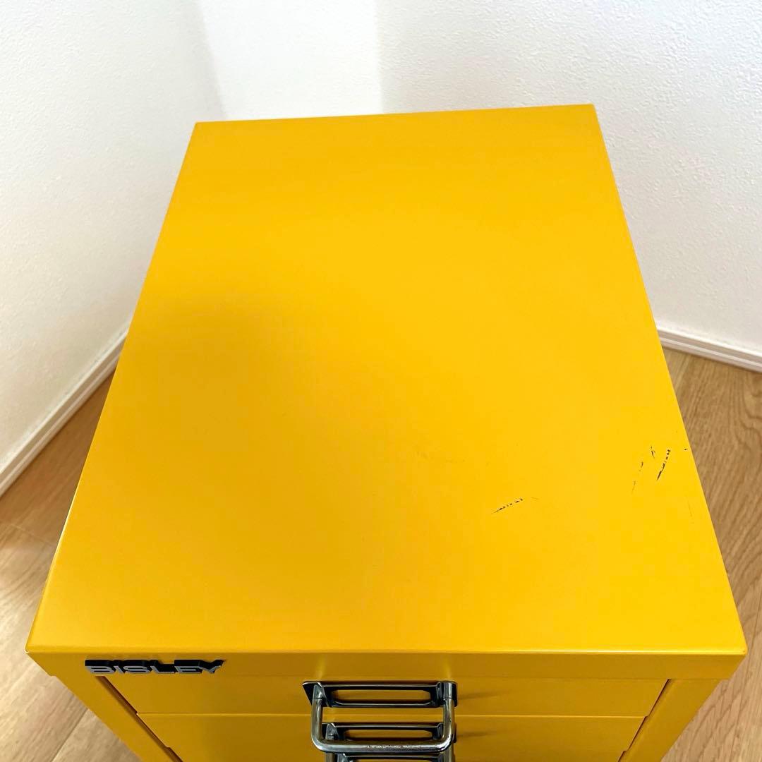 BISLEY ビスレー A4 キャビネット 引き出し 5段　ミモザ