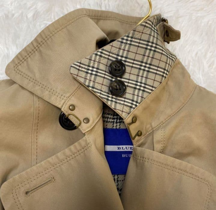 バーバリーブルーレーベル　トレンチコート　ロング　ノバチェック　ライナー