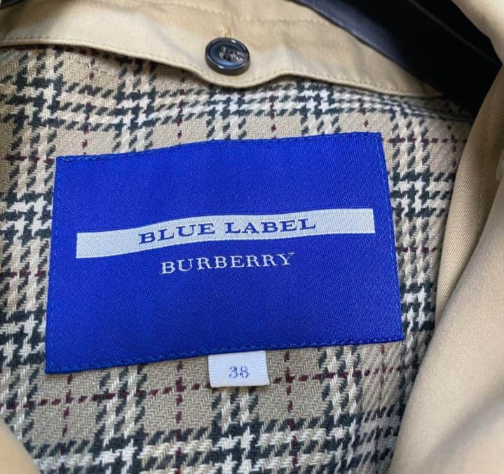 バーバリーブルーレーベル　トレンチコート　ロング　ノバチェック　ライナー