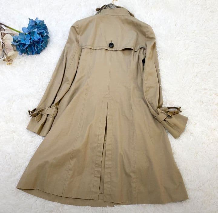 バーバリーブルーレーベル　トレンチコート　ロング　ノバチェック　ライナー