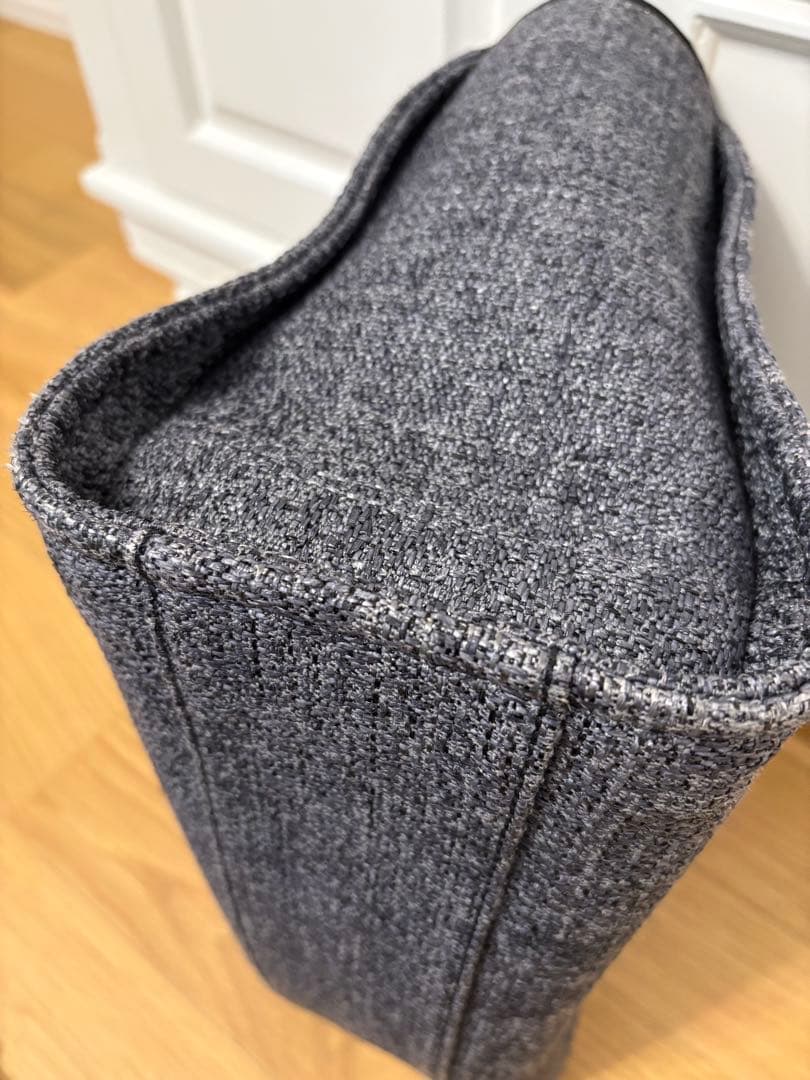 CHANEL 　美品⭐︎ドゥーヴィル　ショッピングバッグ　グレーツイード