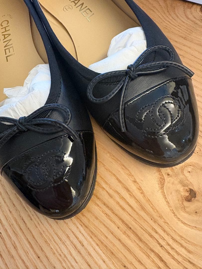 シャネル　CHANEL バレエシューズ　37C