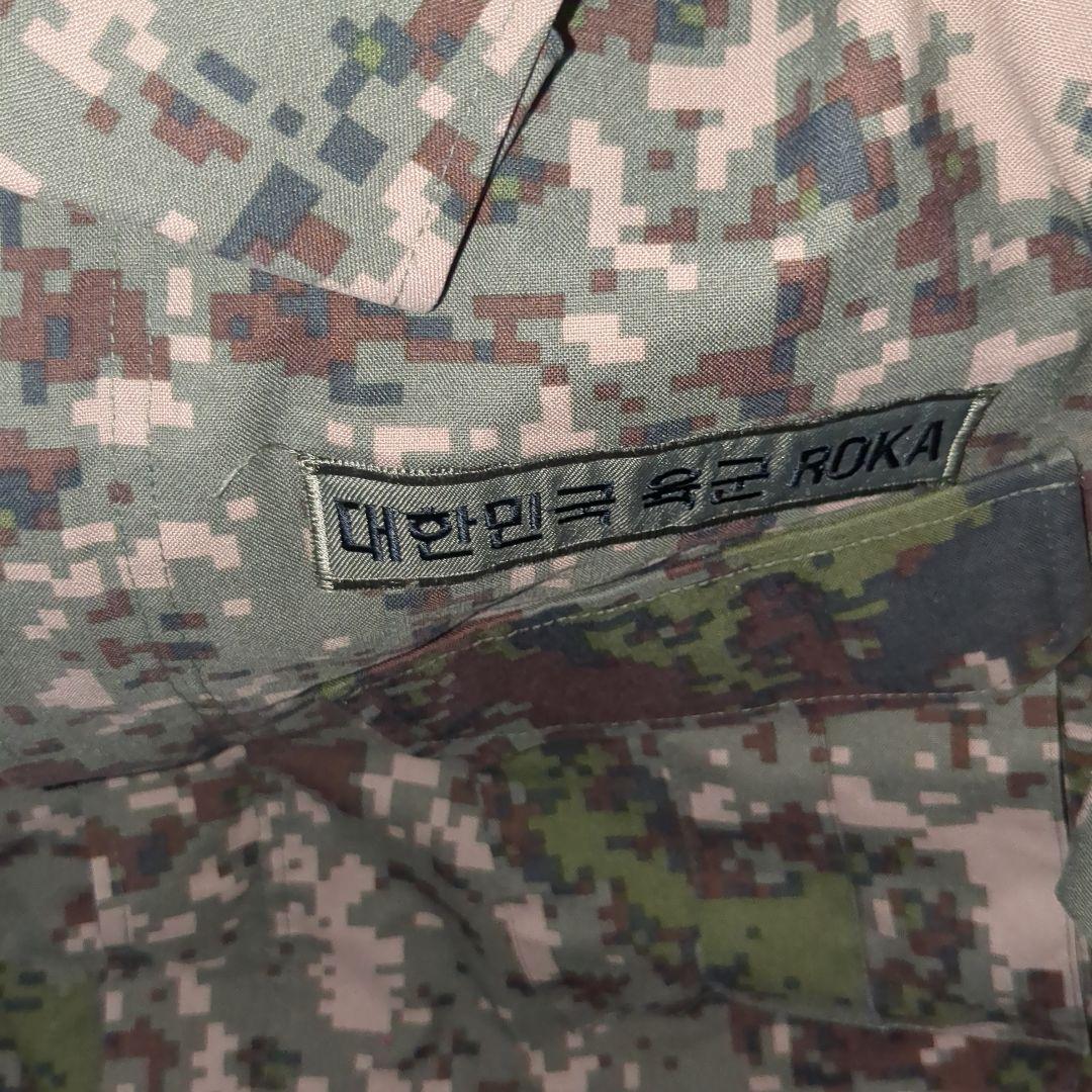 韓国陸軍 デジタル迷彩フィールドジャケット 韓国軍実物　二重生地