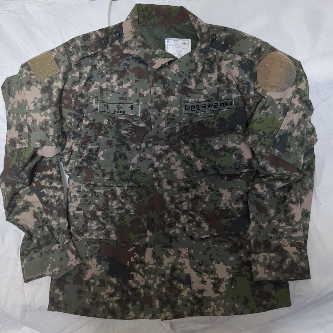 韓国陸軍 デジタル迷彩フィールドジャケット 韓国軍実物　二重生地