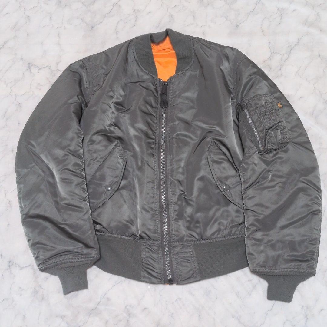 USA製 ALPHA INDUSTRIES MA-1 フライトジャケット S
