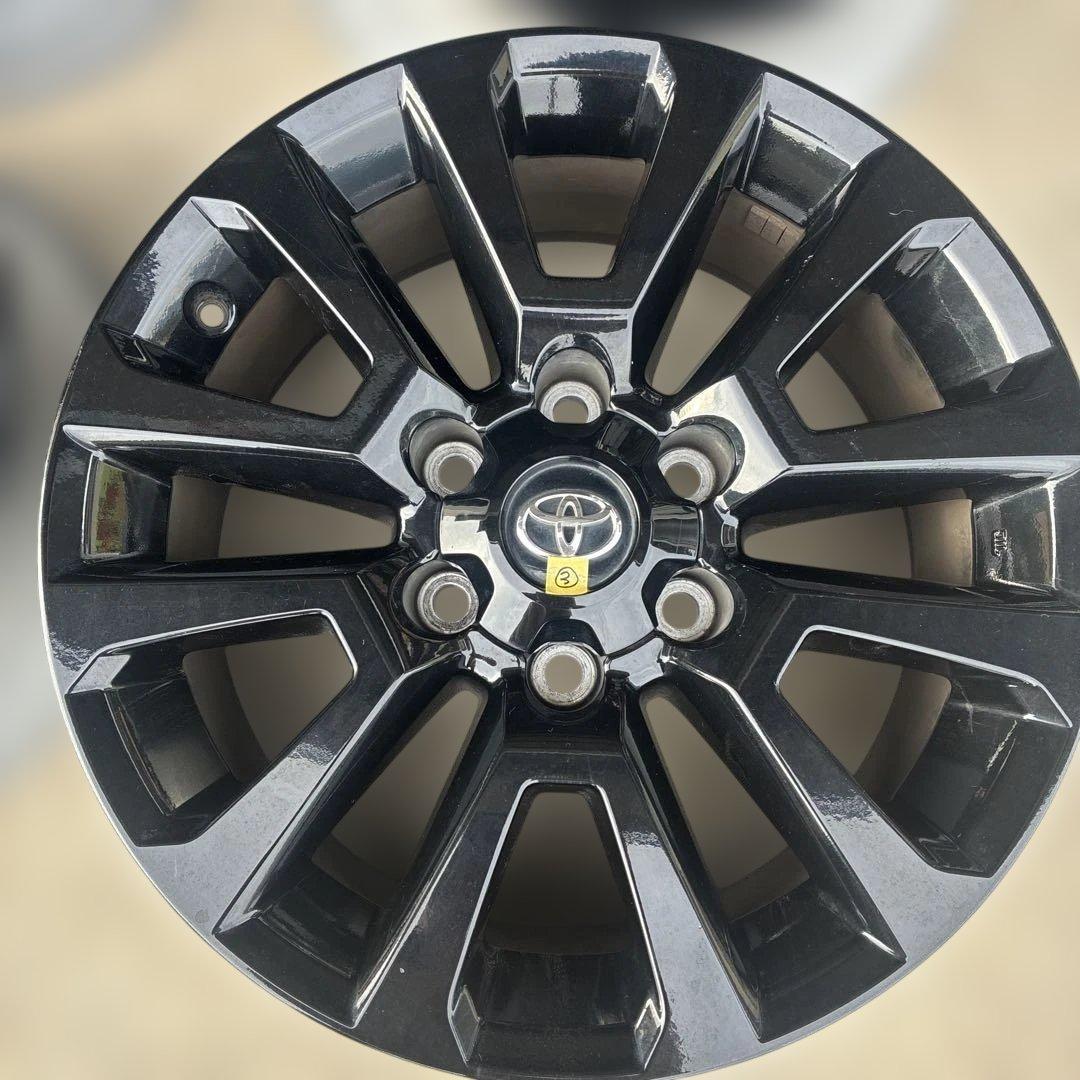 トヨタ18インチ ランドクルーザー プラド 150 ブラック 純正アルミホイール