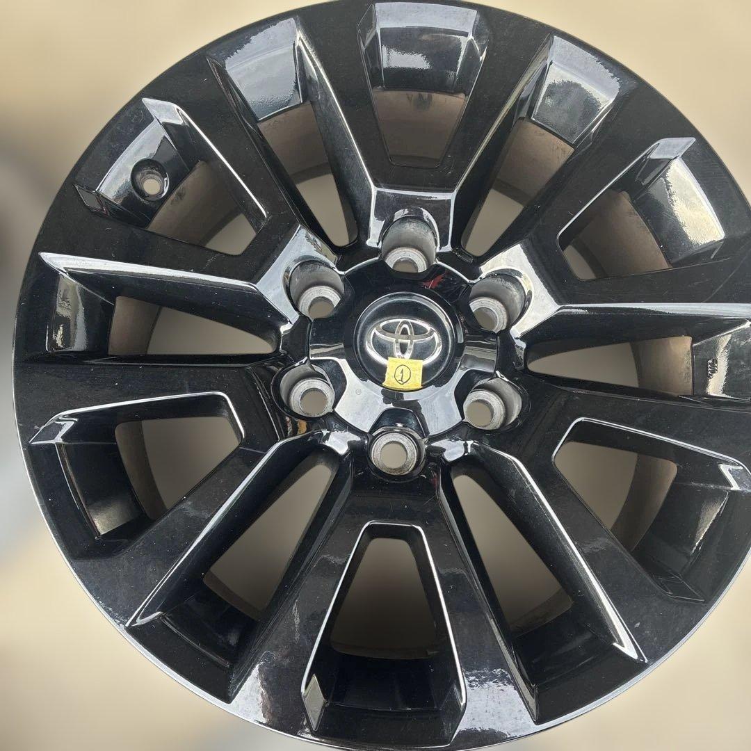 トヨタ18インチ ランドクルーザー プラド 150 ブラック 純正アルミホイール
