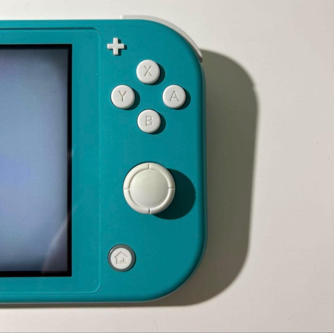 Nintendo Switch Lite ターコイズ 本体 充電器付き 水色