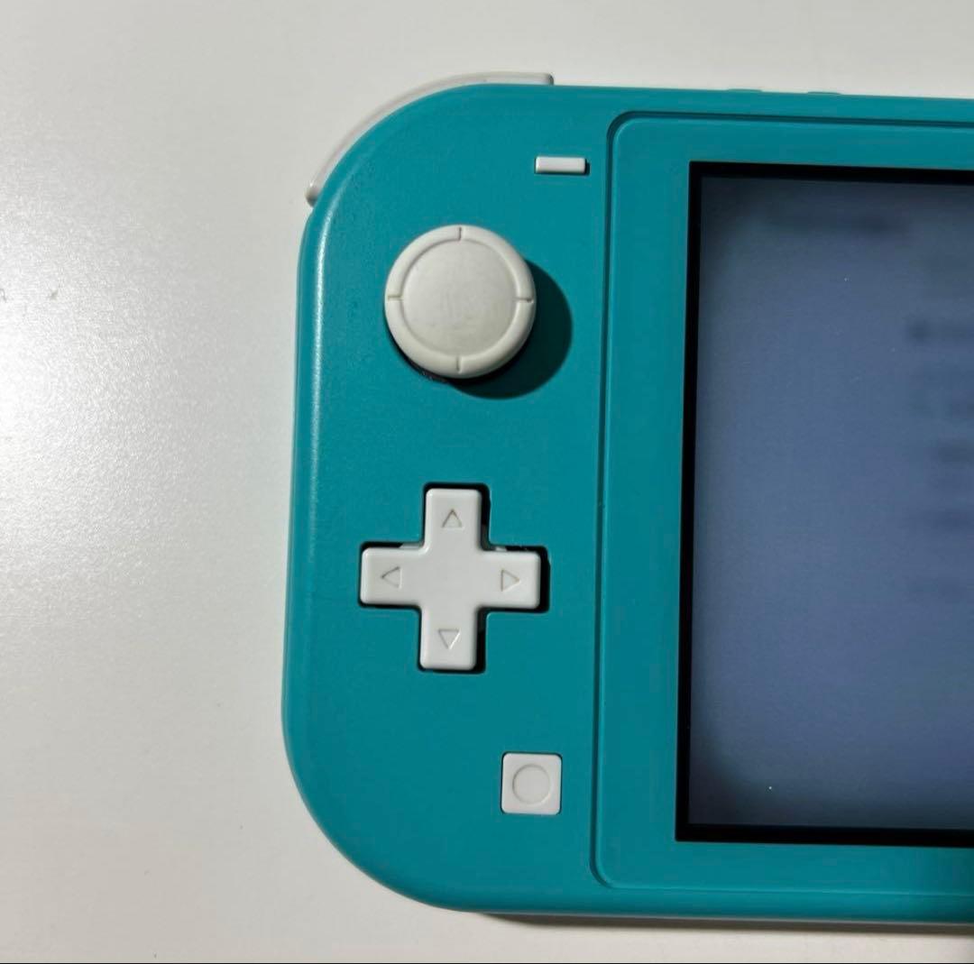 Nintendo Switch Lite ターコイズ 本体 充電器付き 水色