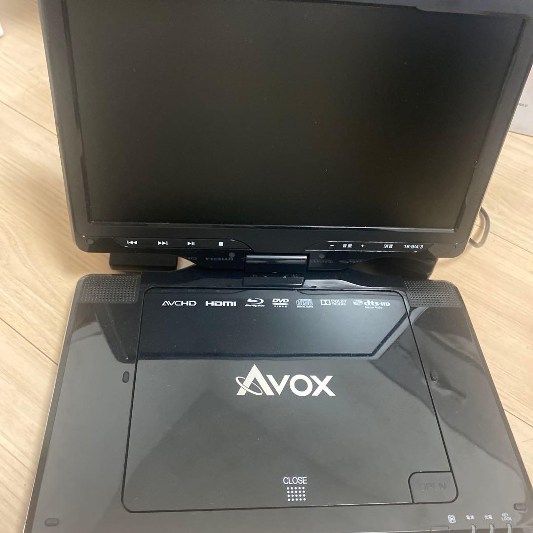 AVOX 10インチポータブル ブルーレイプレーヤー APBD-1080HK