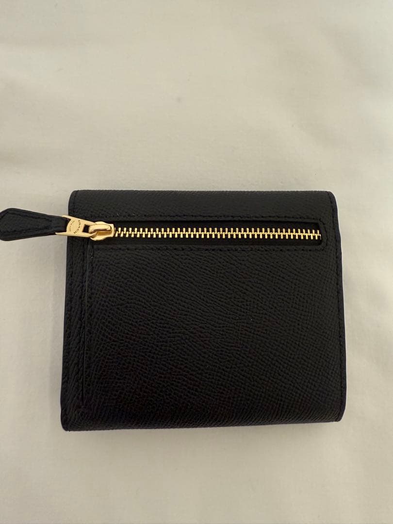 【1月末まで】COACH 二つ折り財布 ミニ財布 クロスグレインレザー 新品