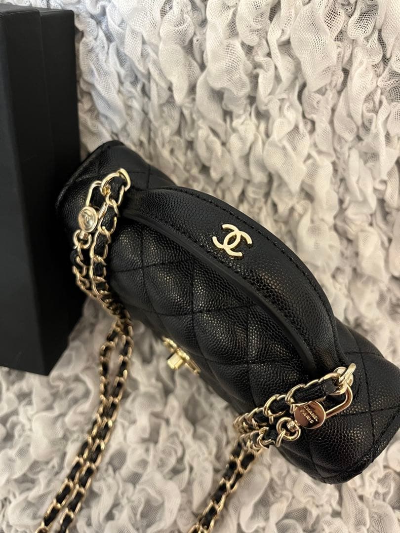 CHANEL 希少 ショルダーバッグ兼リュック2way仕様 ノベルティ ブラック