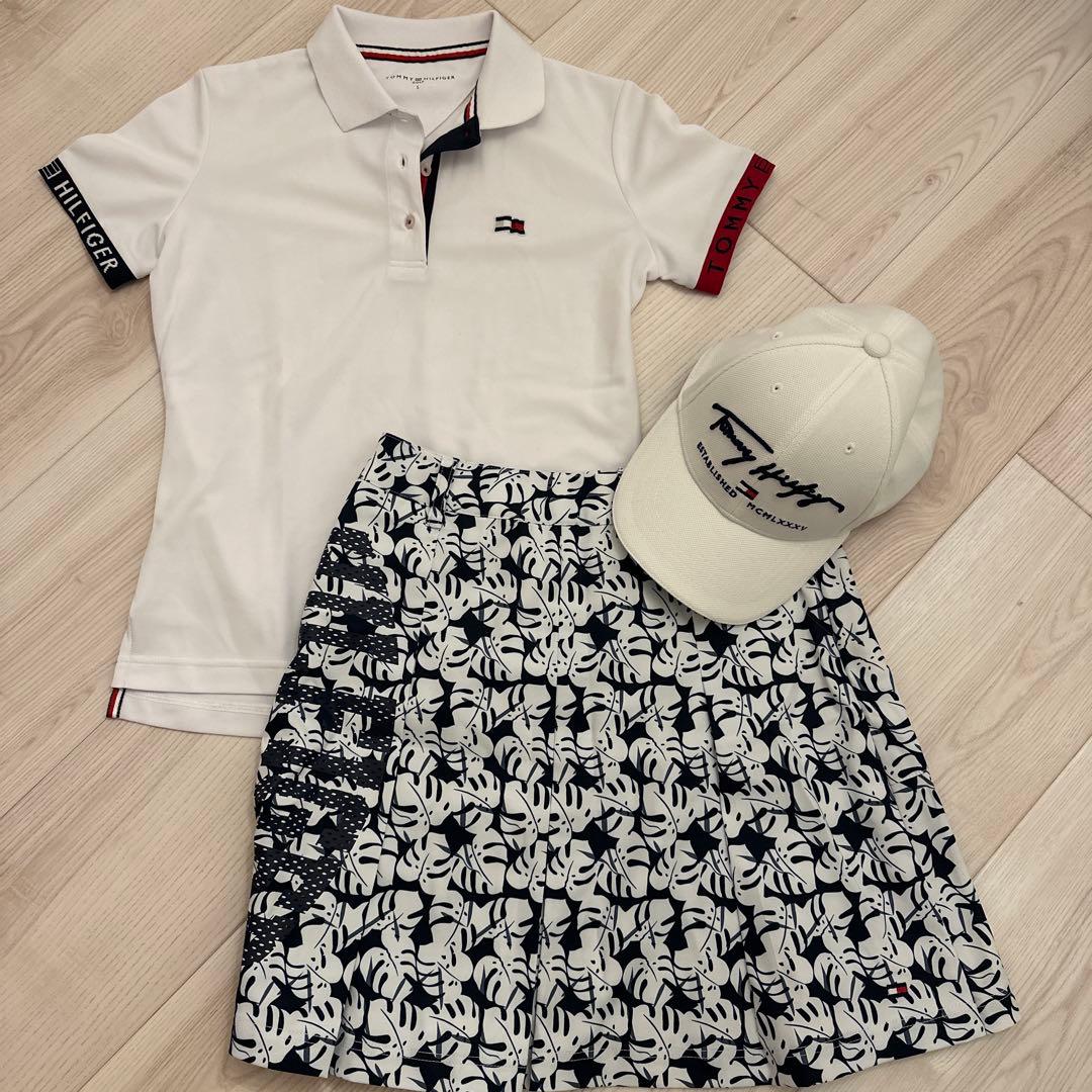   ゴルフ ポロシャツ スカート キャップ セット S