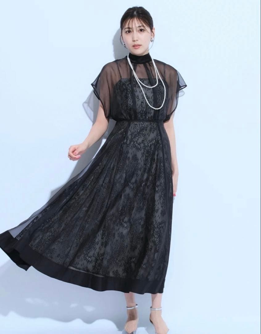 Mystrada エアリーフレアドレス