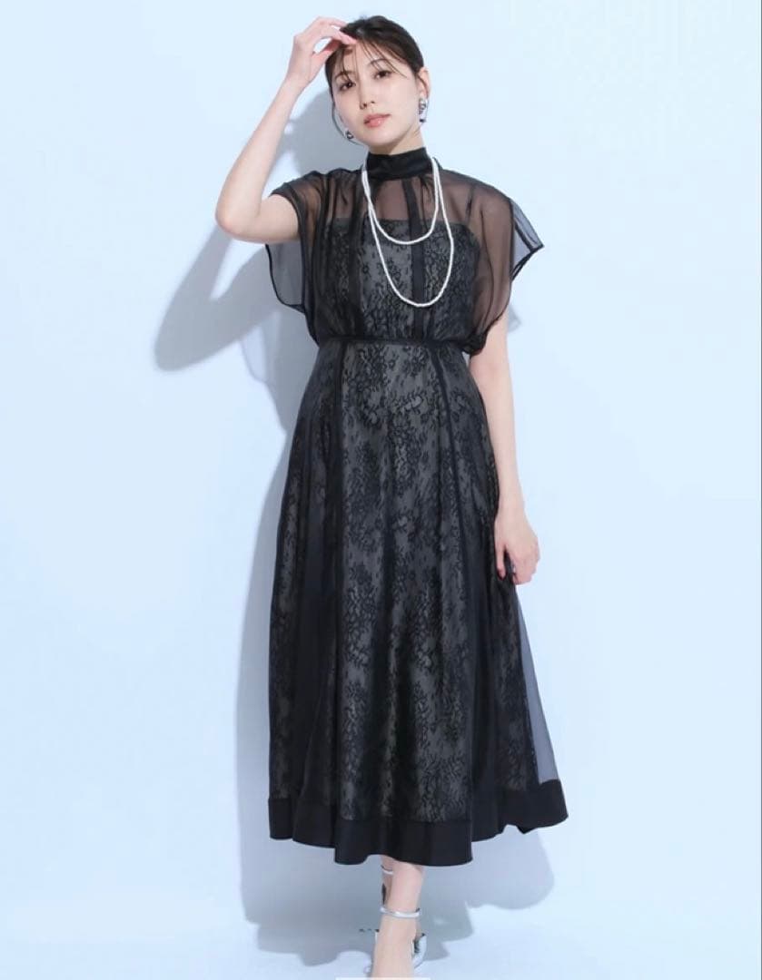 Mystrada エアリーフレアドレス