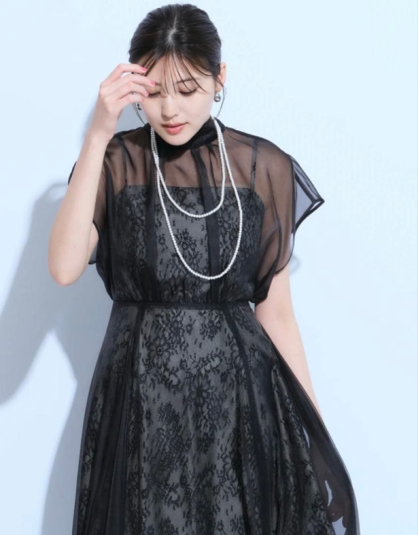 Mystrada エアリーフレアドレス