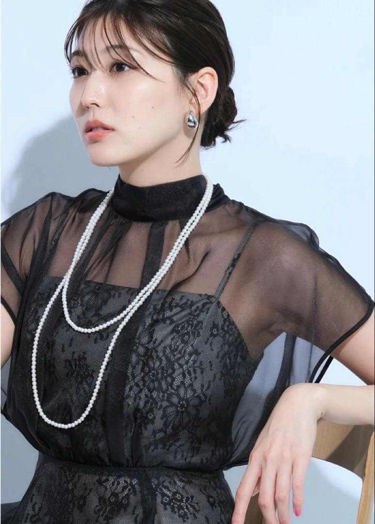 Mystrada エアリーフレアドレス