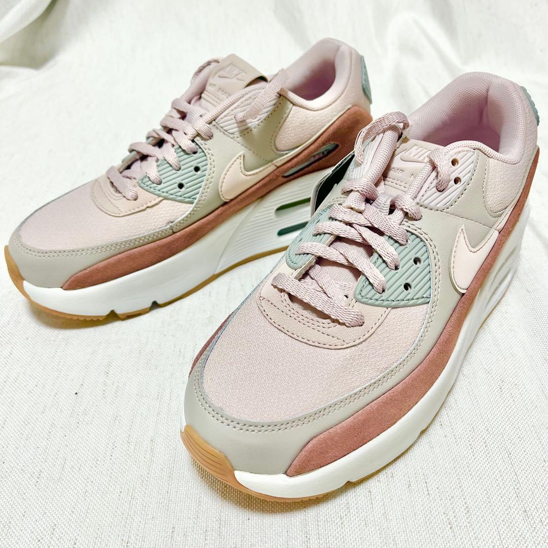 【未使用】ナイキ　NIKE エアマックス　90 LV8 厚底　スニーカー　ピンク
