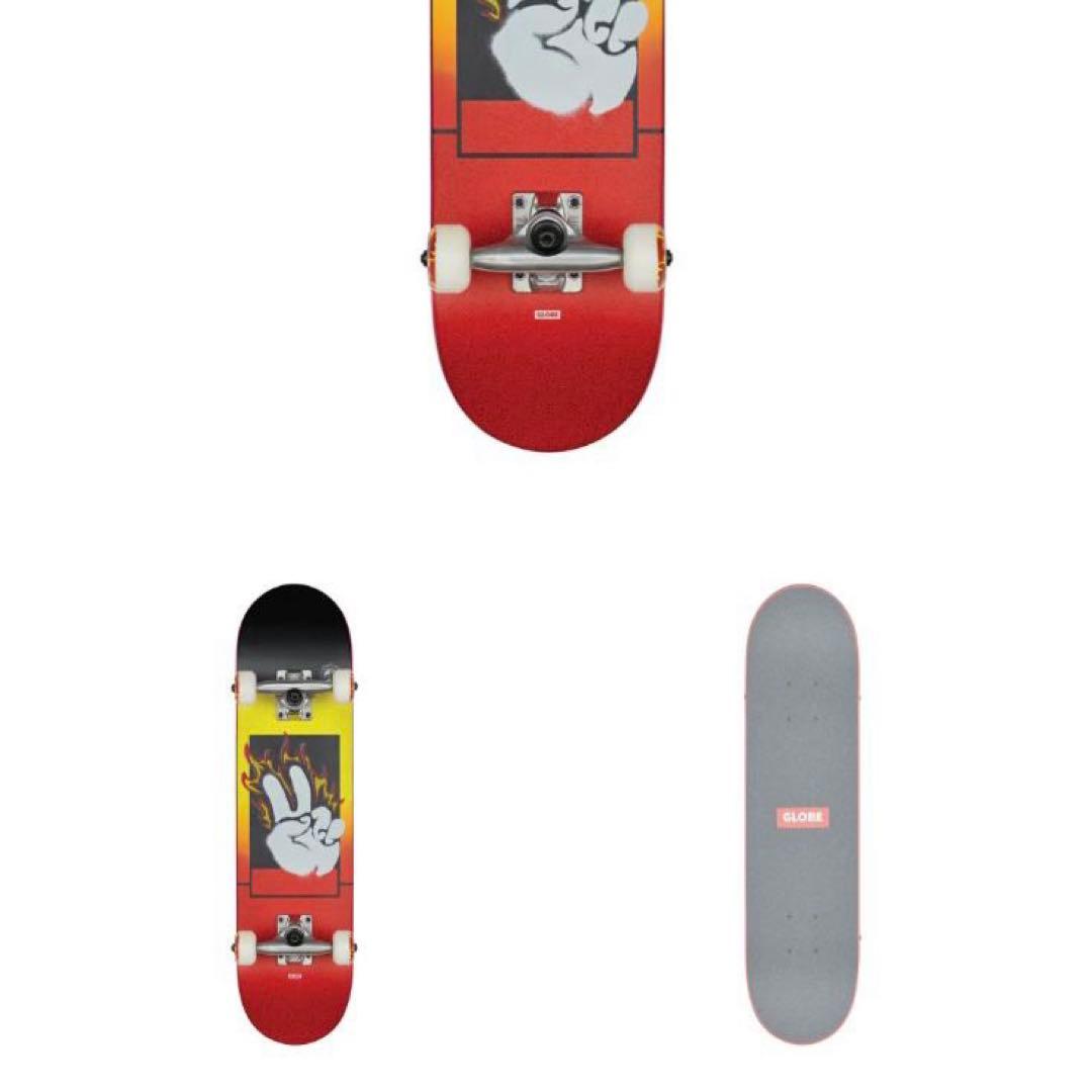 GLOBEスケートボードコンプリートスケボーデッキ Tensorトラック 7.0