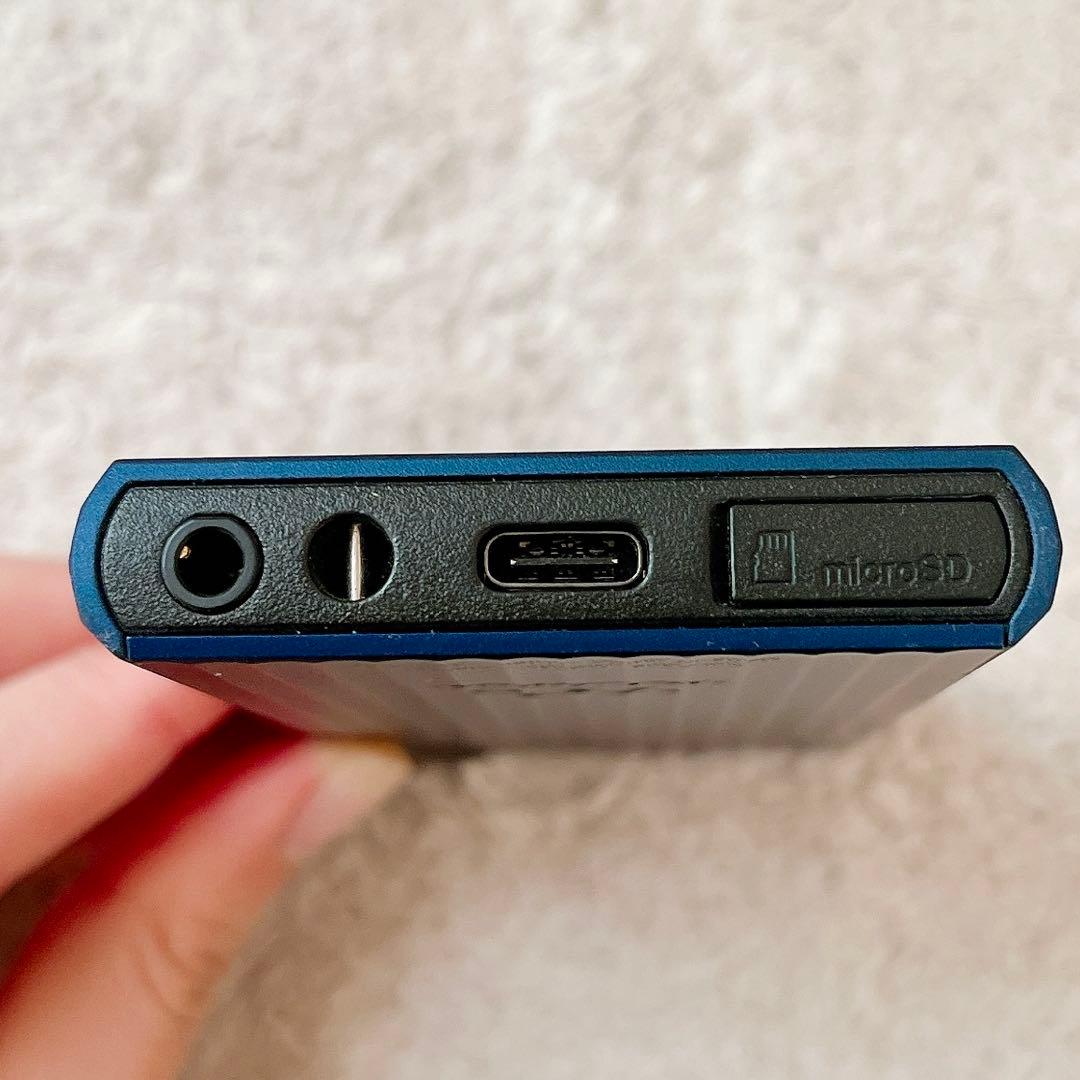 中古 SONY ウォークマン NW-A306 ブルー 32GB 本体+ケース付き