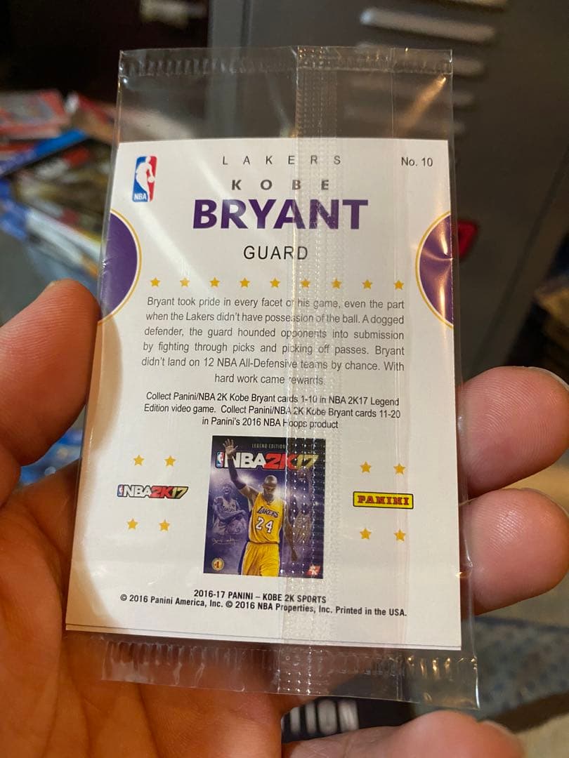Nintendo Switch Kobe Bryant NBA2k memorabilia