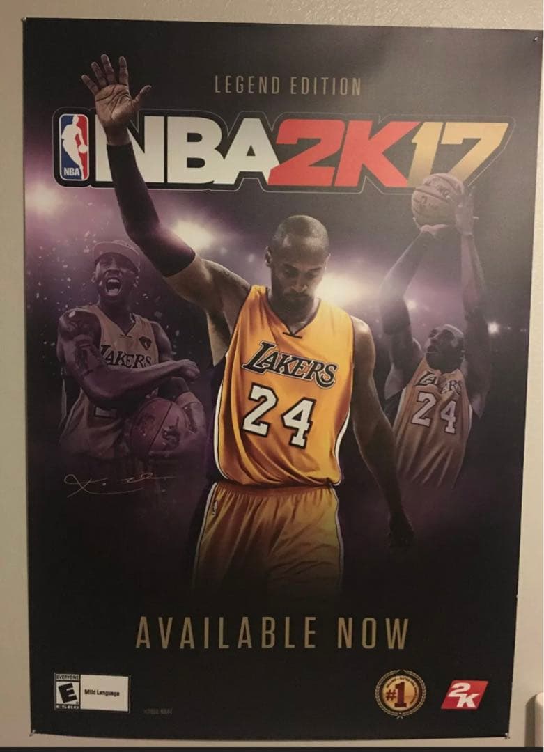 Nintendo Switch Kobe Bryant NBA2k memorabilia