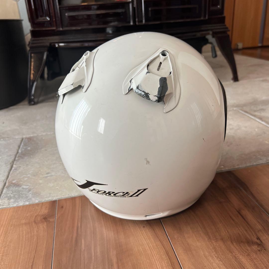 SHOEI J-FORCEⅡ jforce2 M ジェットヘルメット 白