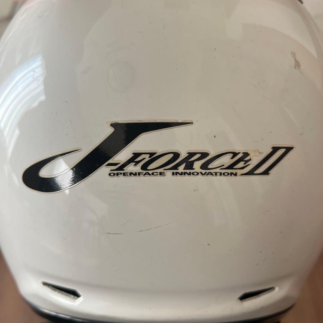 SHOEI J-FORCEⅡ jforce2 M ジェットヘルメット 白