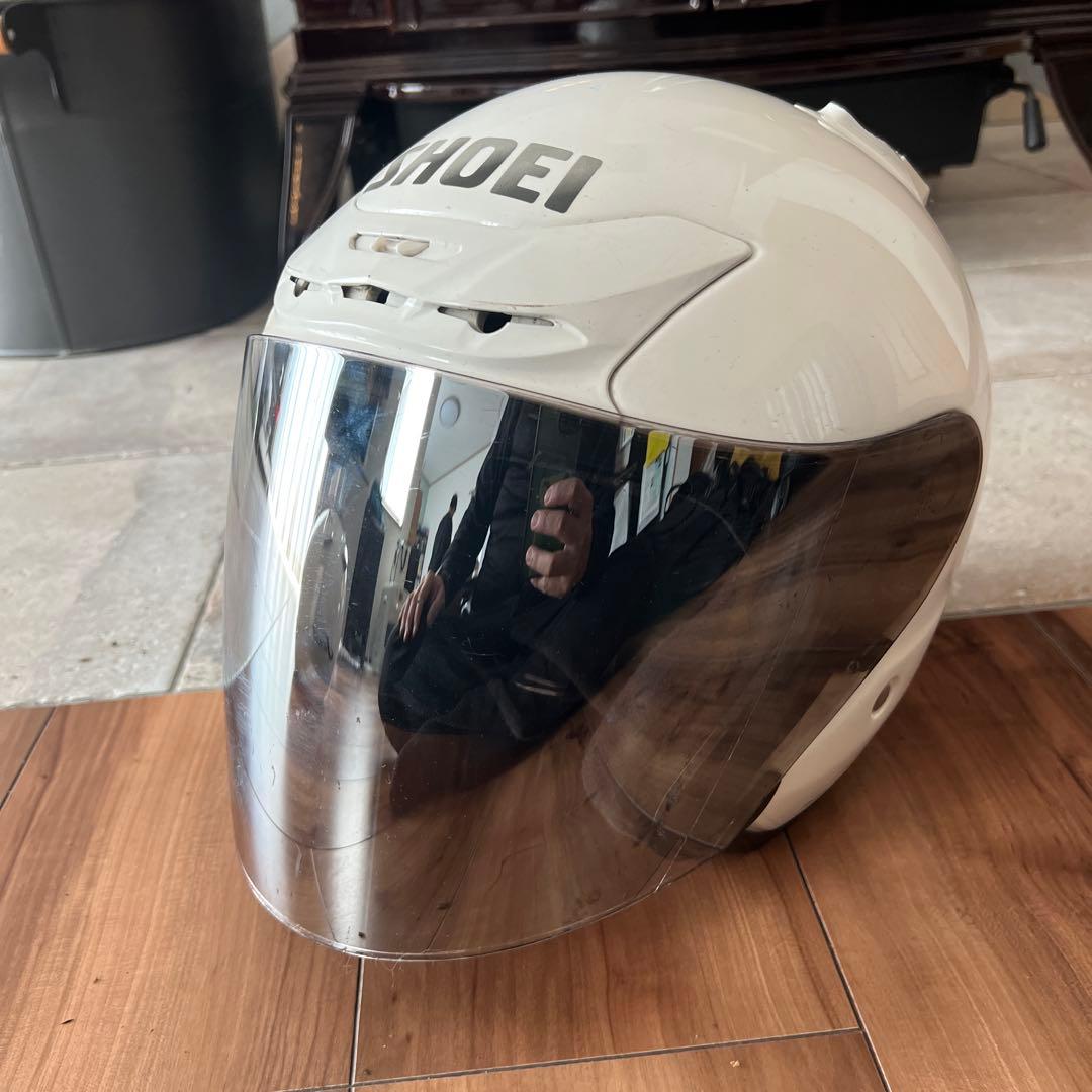 SHOEI J-FORCEⅡ jforce2 M ジェットヘルメット 白