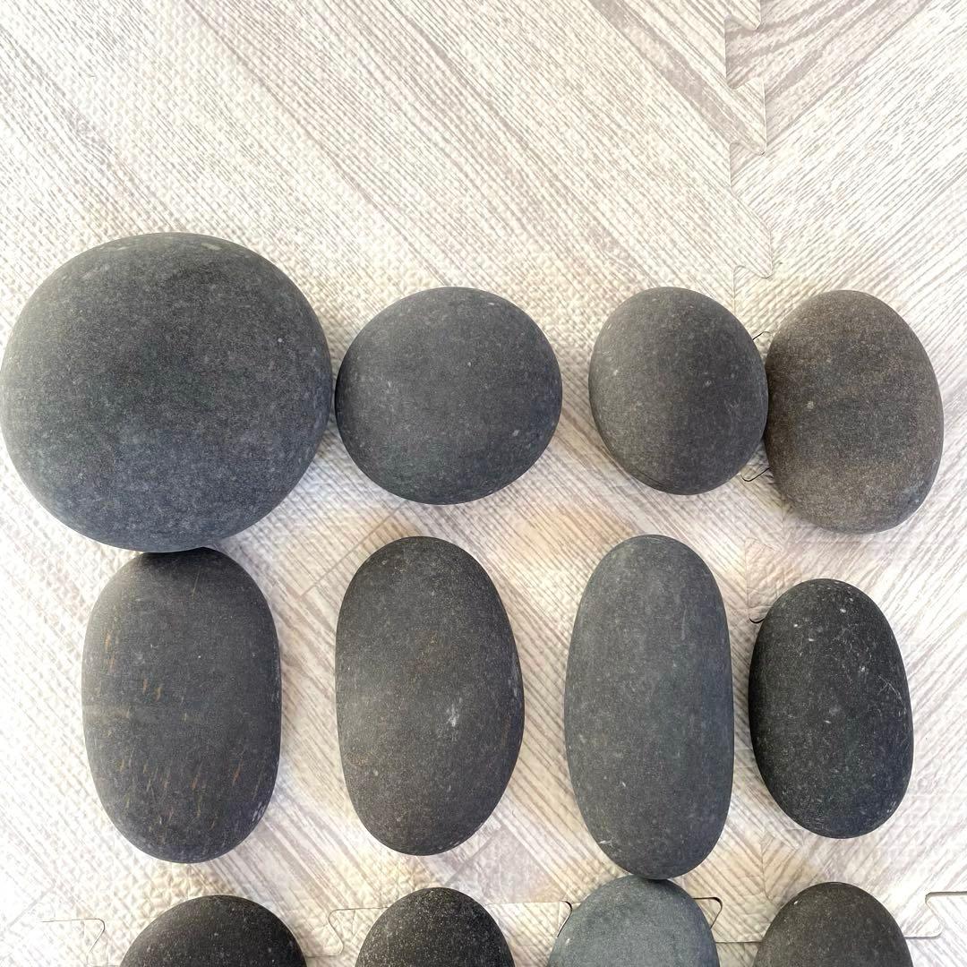 ホットストーン　ラベンダーヒル　21個　玄武岩　アリゾナ発