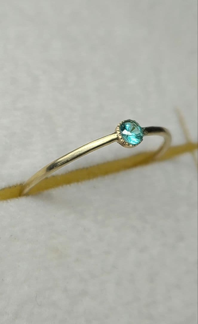 こりか★ブラジルバターリャパライバトルマリン★リングオーダー