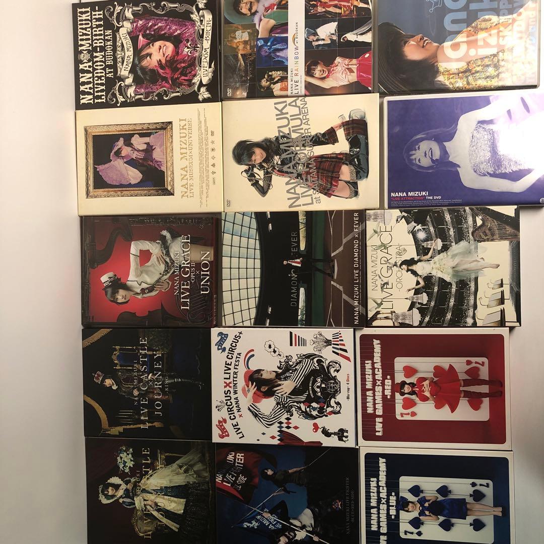 水樹奈々　38点セット（CD、DVD、Blu-ray、ライブグッズ）