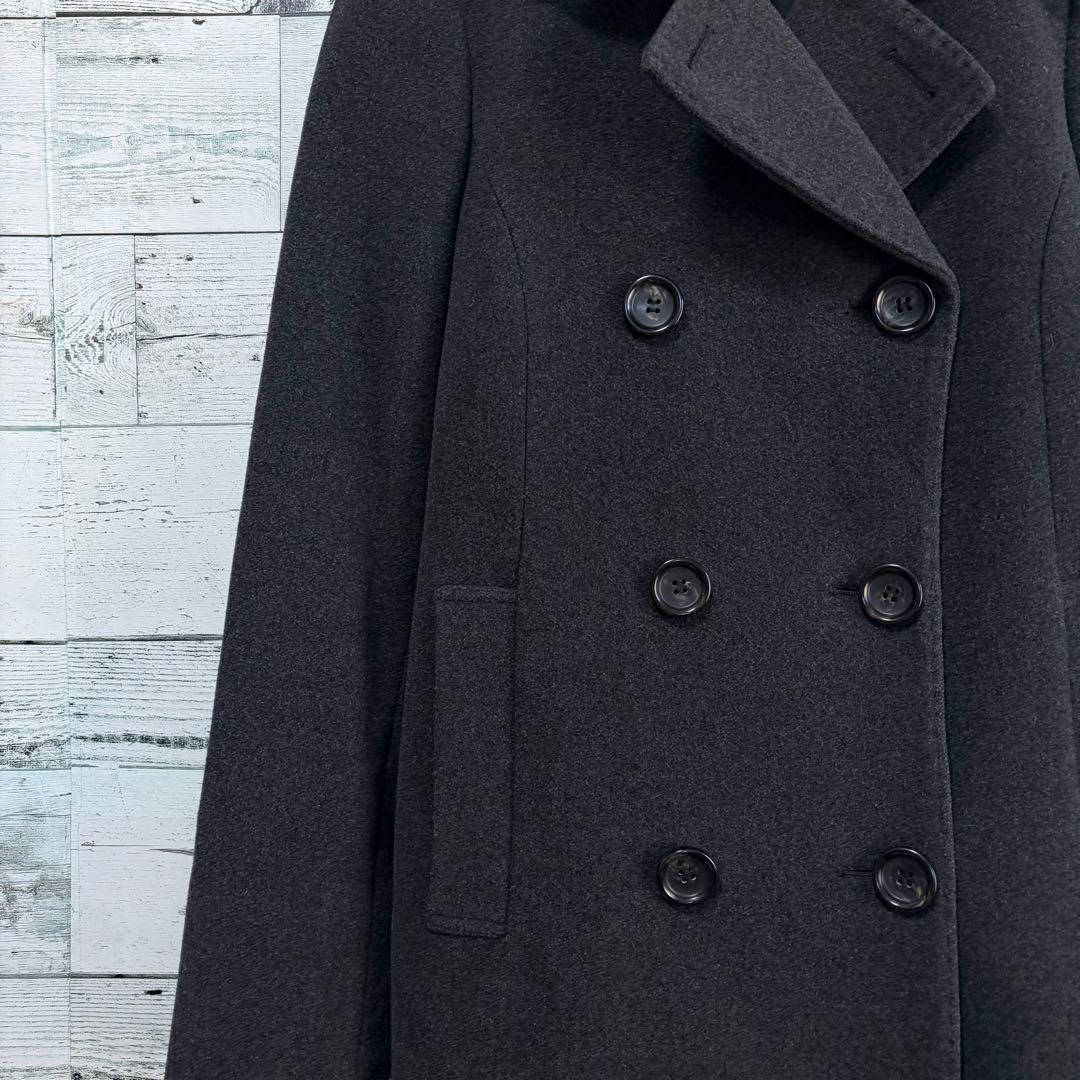 ☆美品☆23区　ウール&カシミヤコート　ウールコート　ブラック　通勤　38サイズ