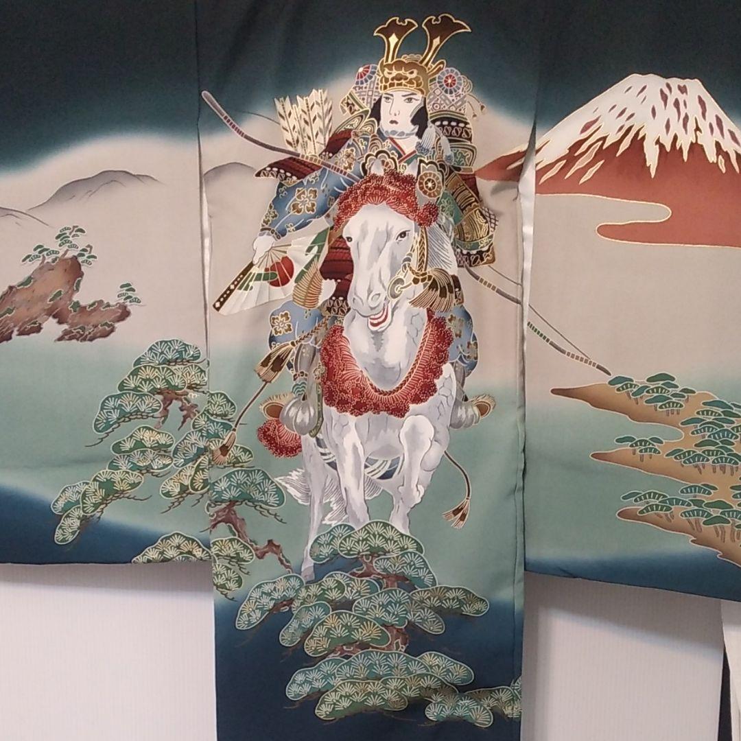 大特価高級 お宮詣りお祝い着 男の子 正絹 新品未使用 No3 ぴろみ