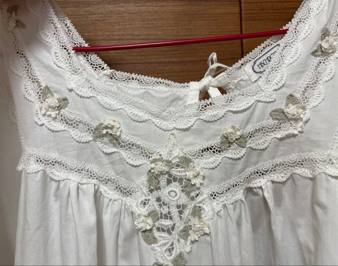 HISCHRONE さえら 白レース割烹着 エプロン