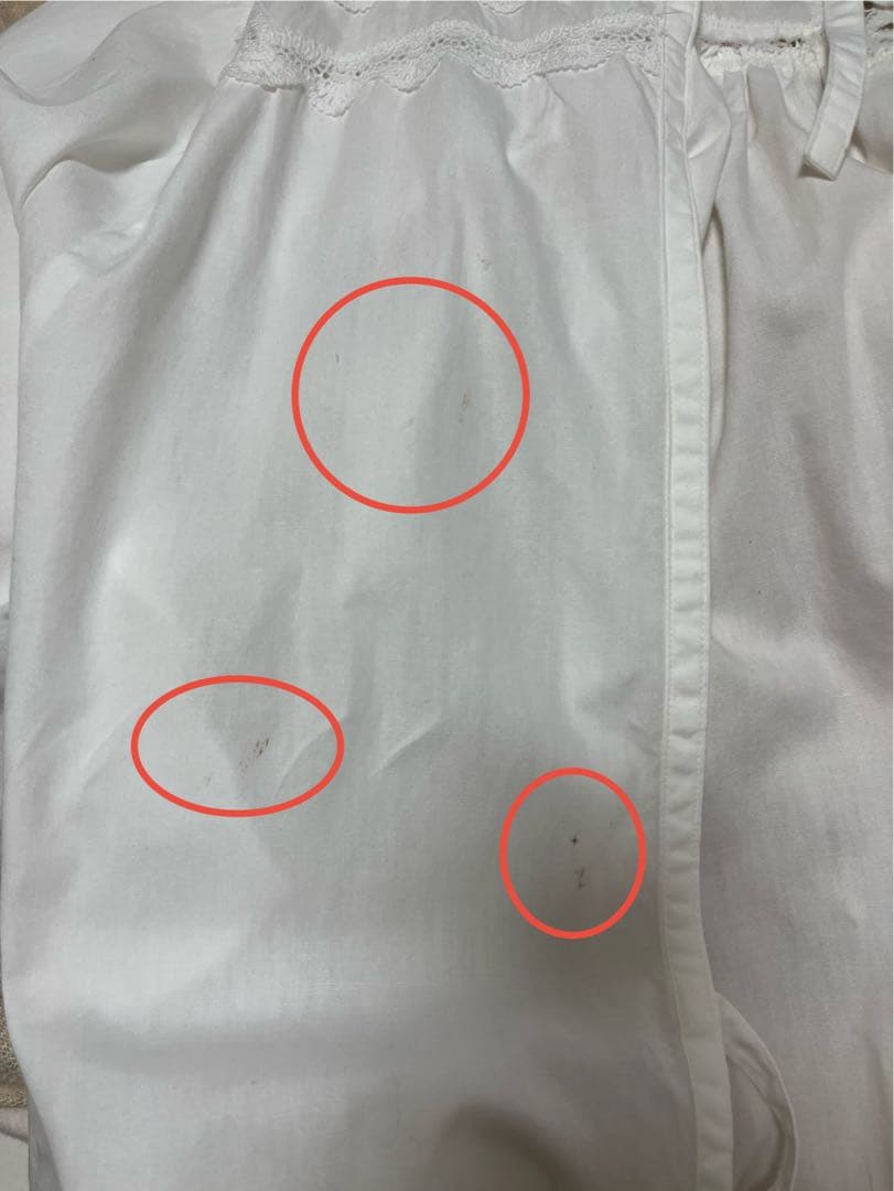 HISCHRONE さえら 白レース割烹着 エプロン