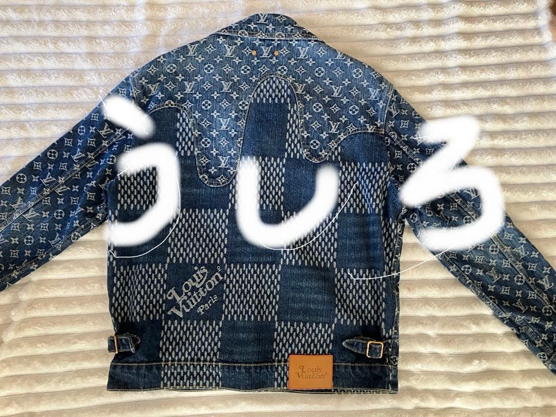 金*狼様 デニムブルゾン　マルチ柄
