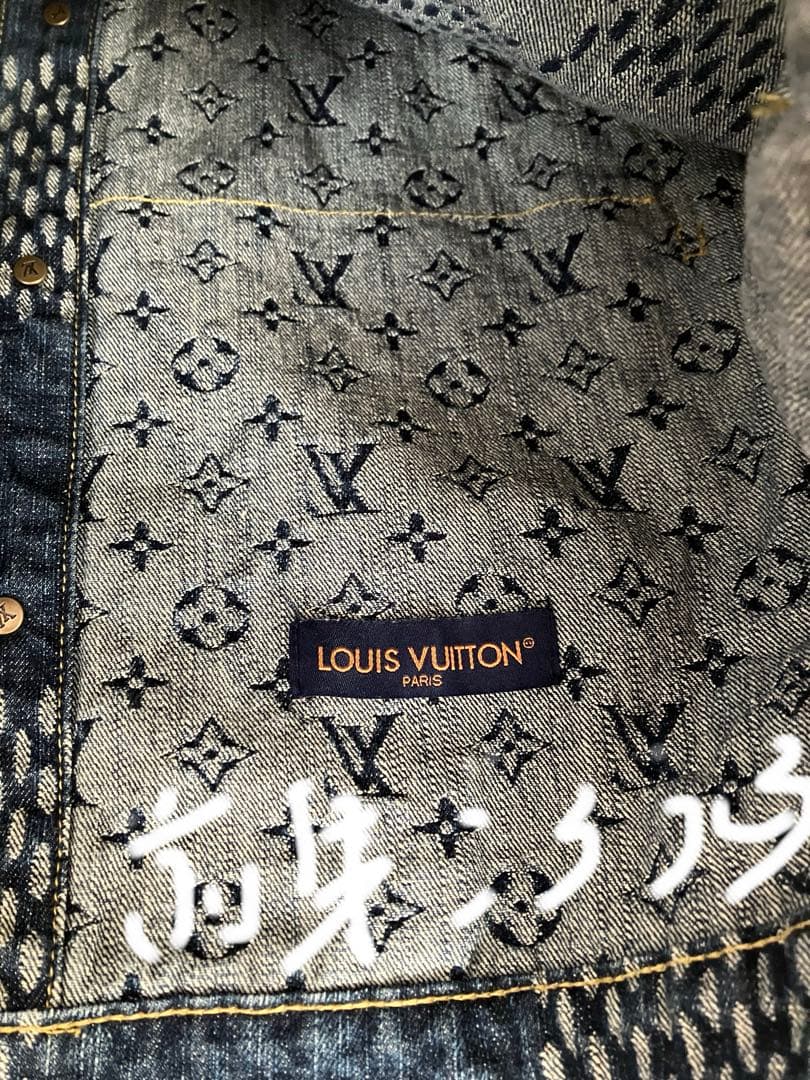 金*狼様 デニムブルゾン　マルチ柄