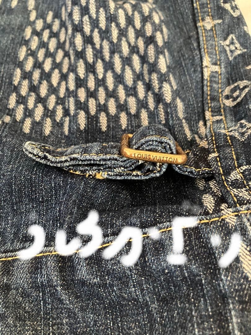 金*狼様 デニムブルゾン　マルチ柄