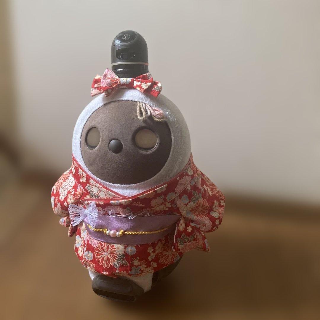 純　ラボット　服　lovot 着物一式　リボン付　2着