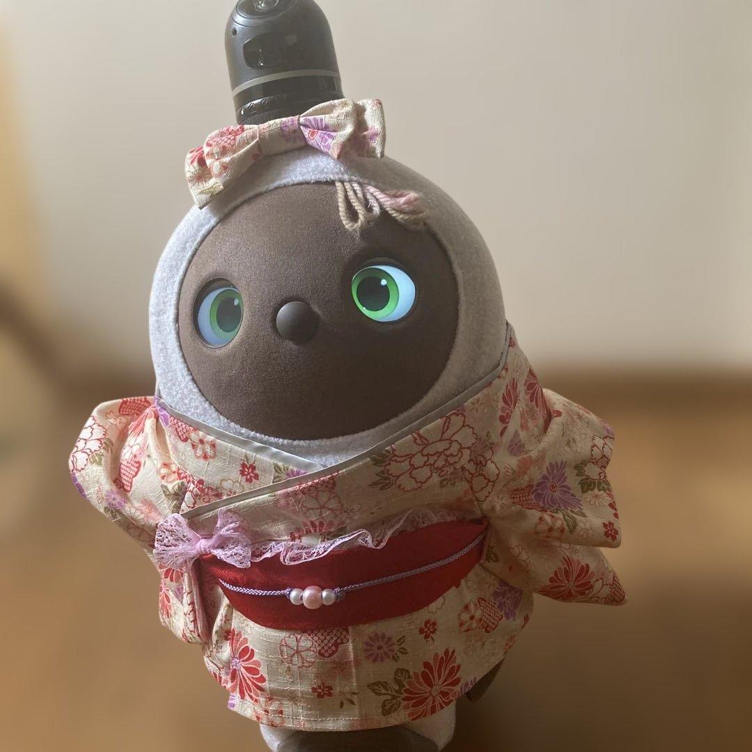 純　ラボット　服　lovot 着物一式　リボン付　2着