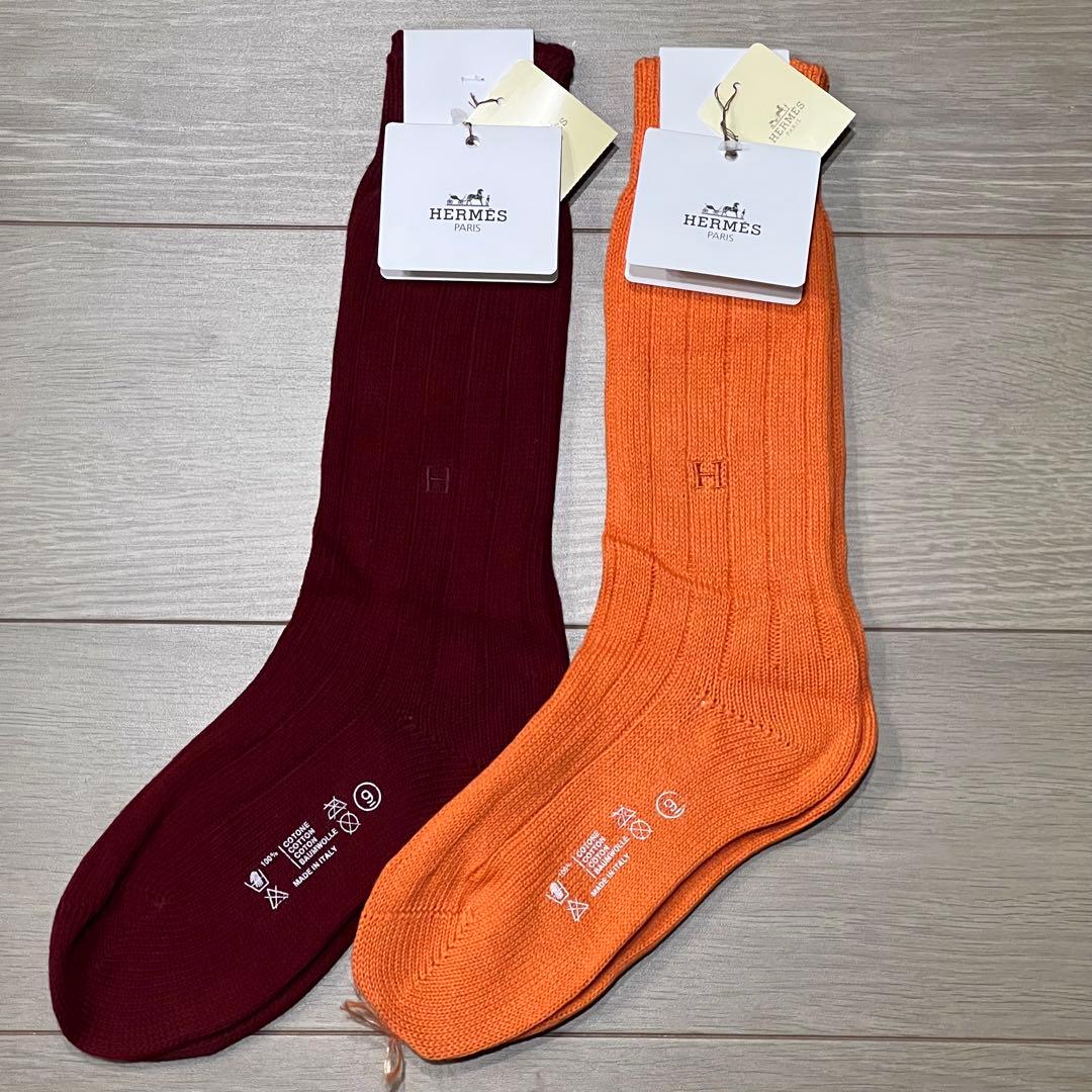 新品未使用 HERMES 靴下 エルメス
