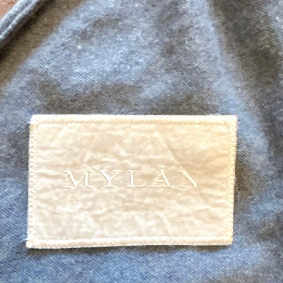 MYLAN マイラン　カシミヤノーカラーニット　リバーコート　カーディガン