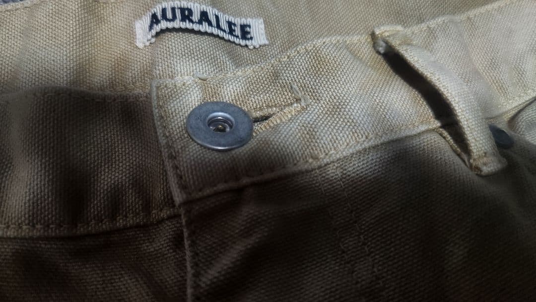パンツ AURALEE ORGANIC COTTON DUCK PANTS 4