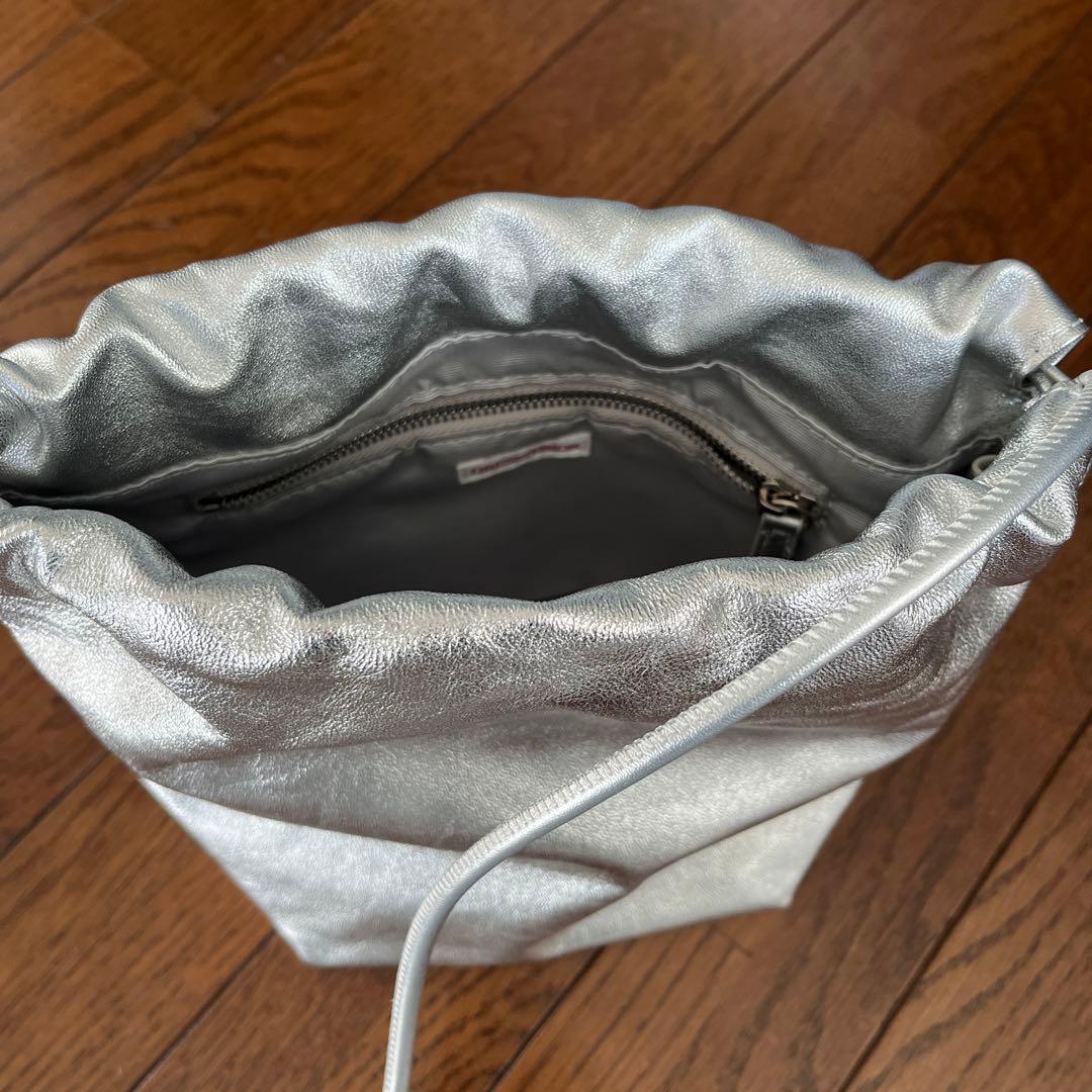 DRESSTERIORラムレザーバルーンバッグ