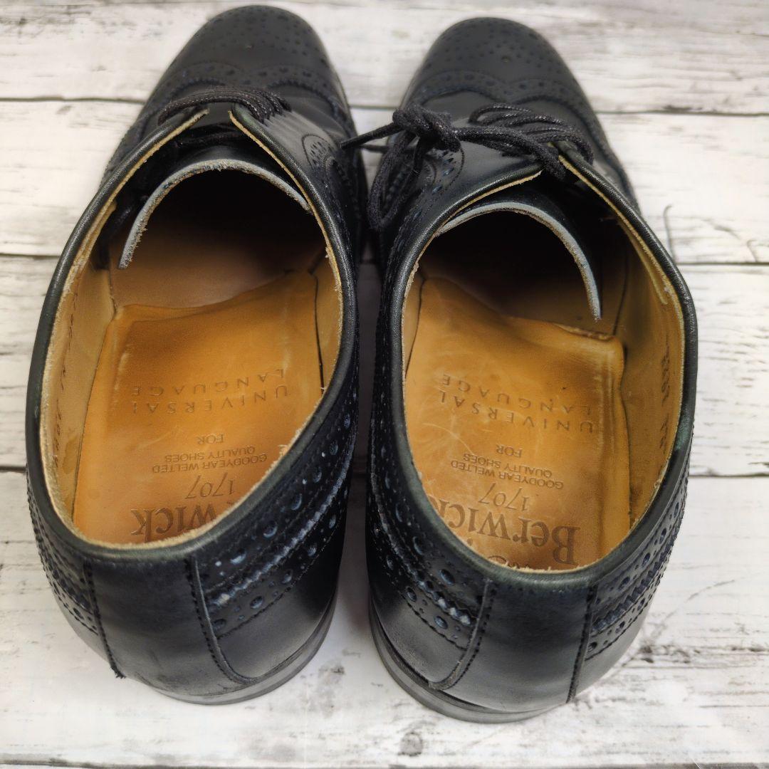 U*D様 【Berwick1707】バーウィック ウィングチップ ブラック 25