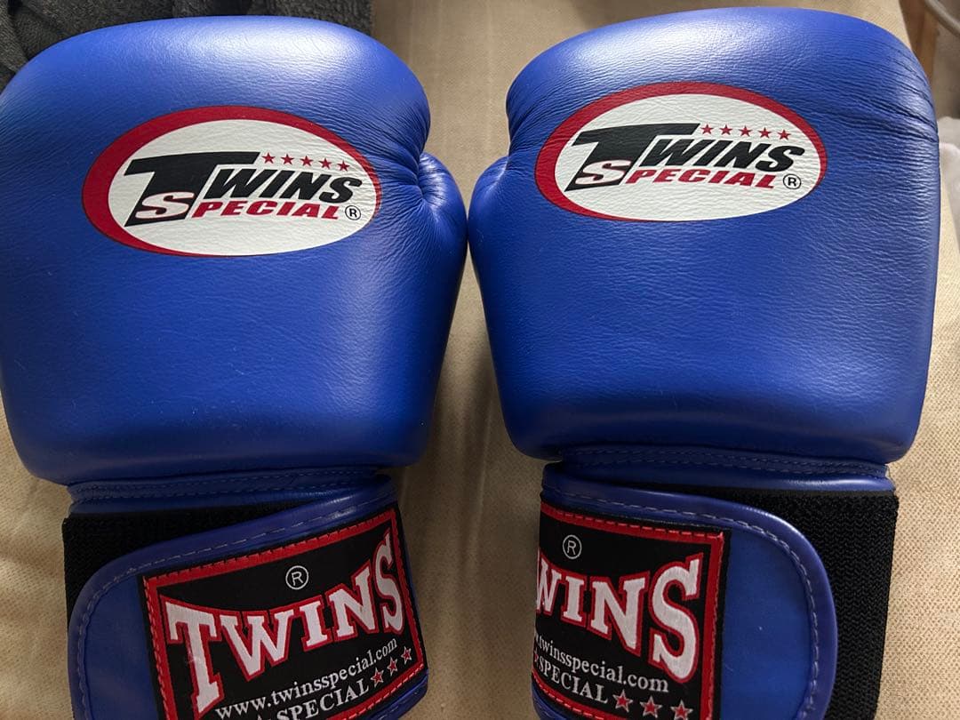 TWINS SPECIAL ボクシンググローブ 16oz 青