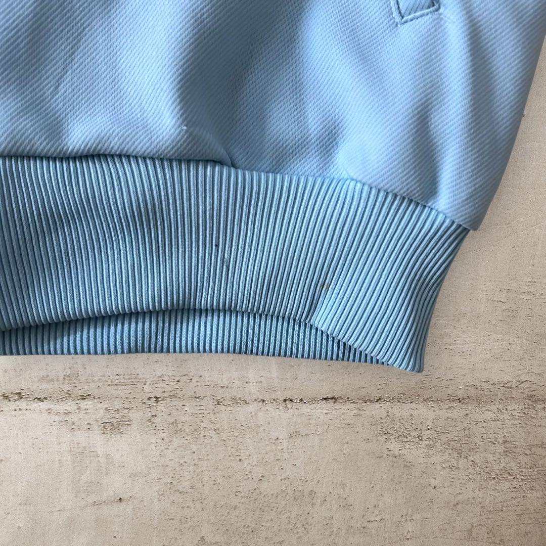 80sアディダスデサント製西ドイツトラックジャケットティファニーブルー刺繍ロゴ