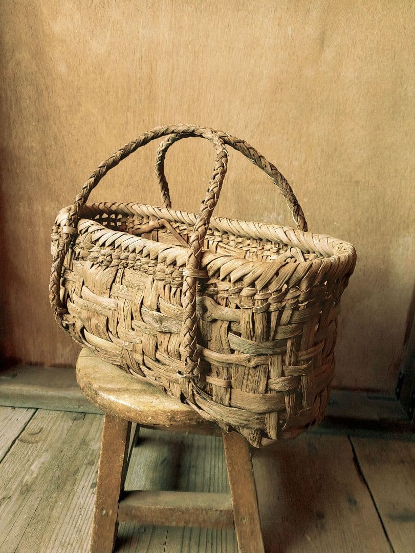 ち*こ様 信州安曇野の山葡萄かごバック。里山手仕事。