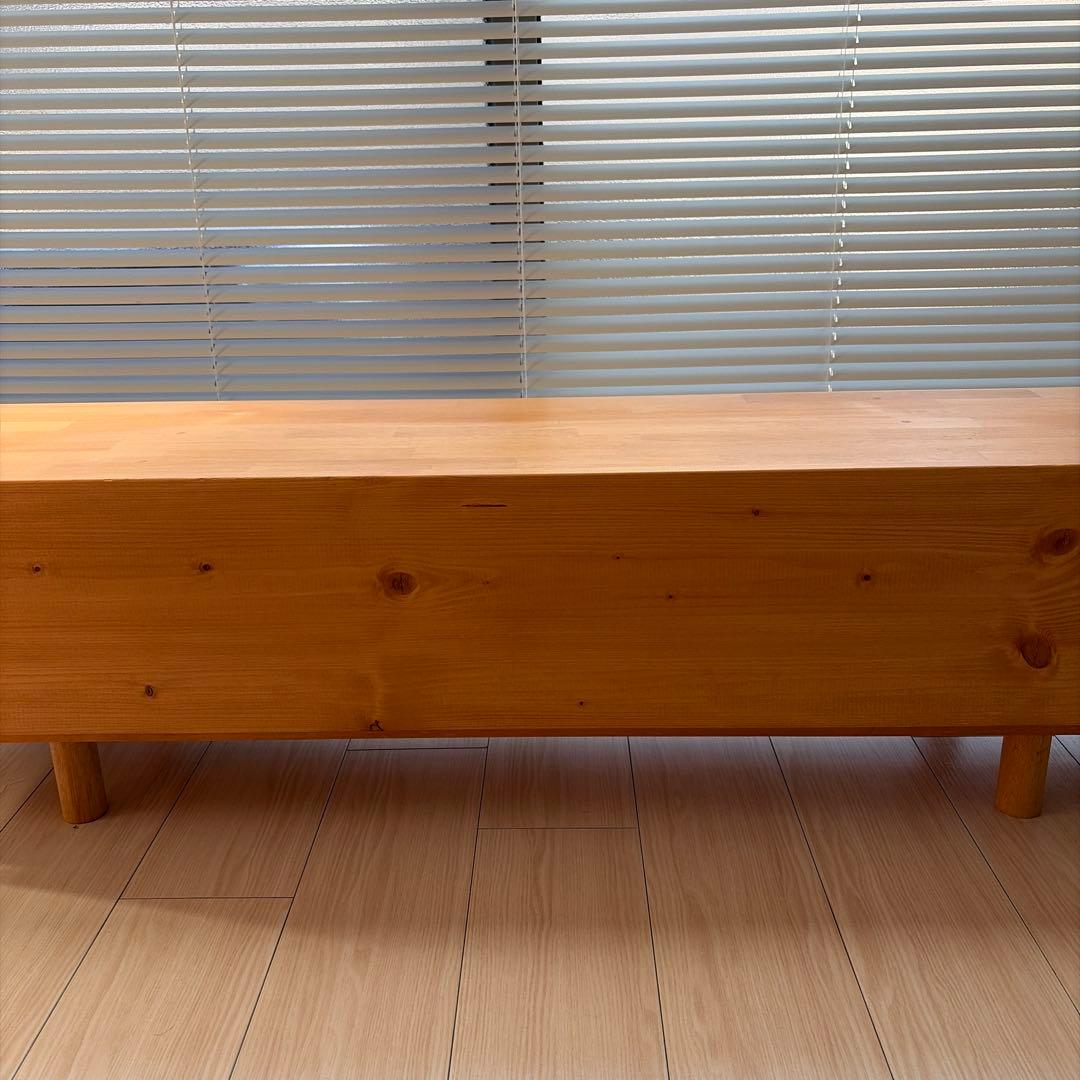 テレビボード　チーク　テレビ台　木製　TV woodboard 134cm